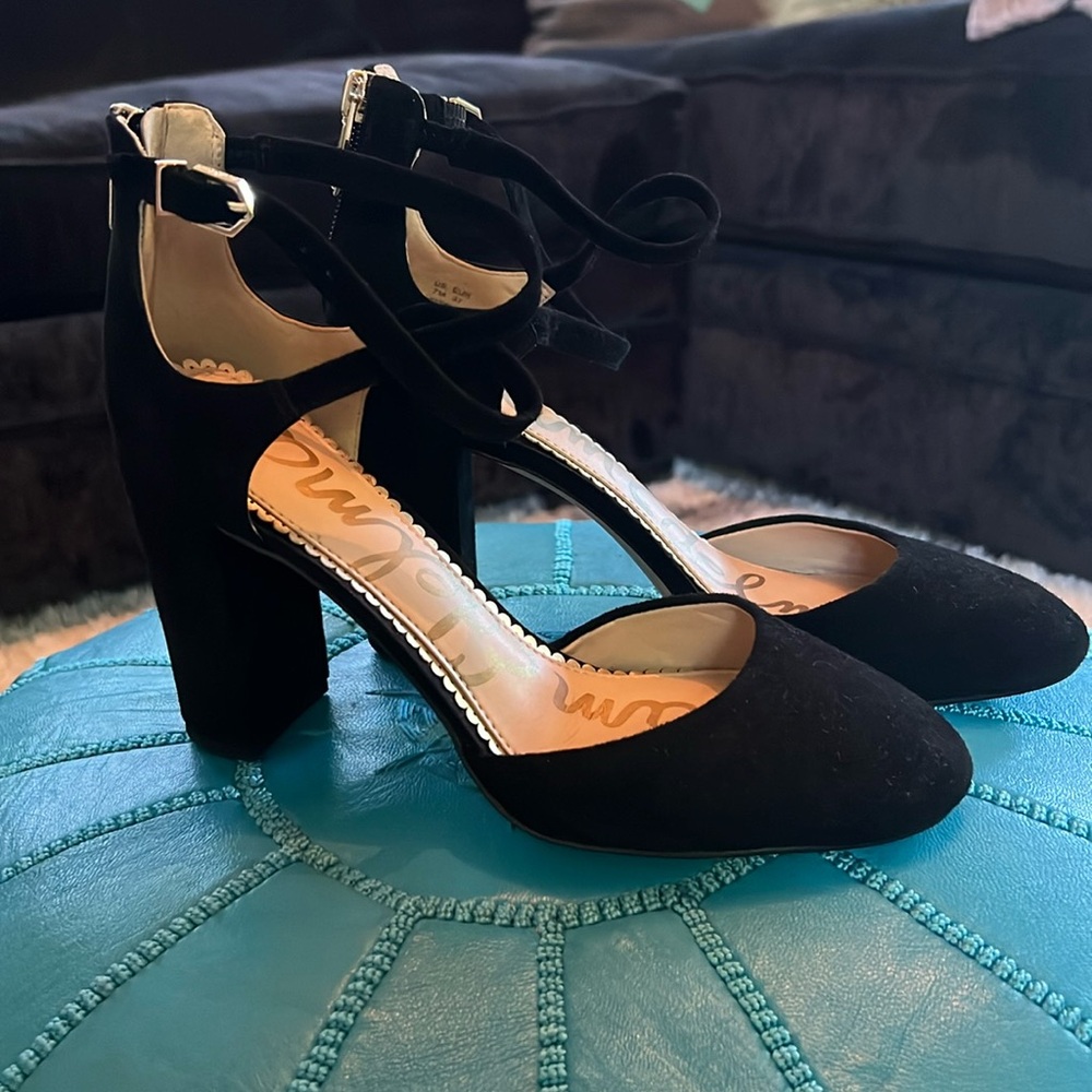 Suede Heel. Sam Edelman.